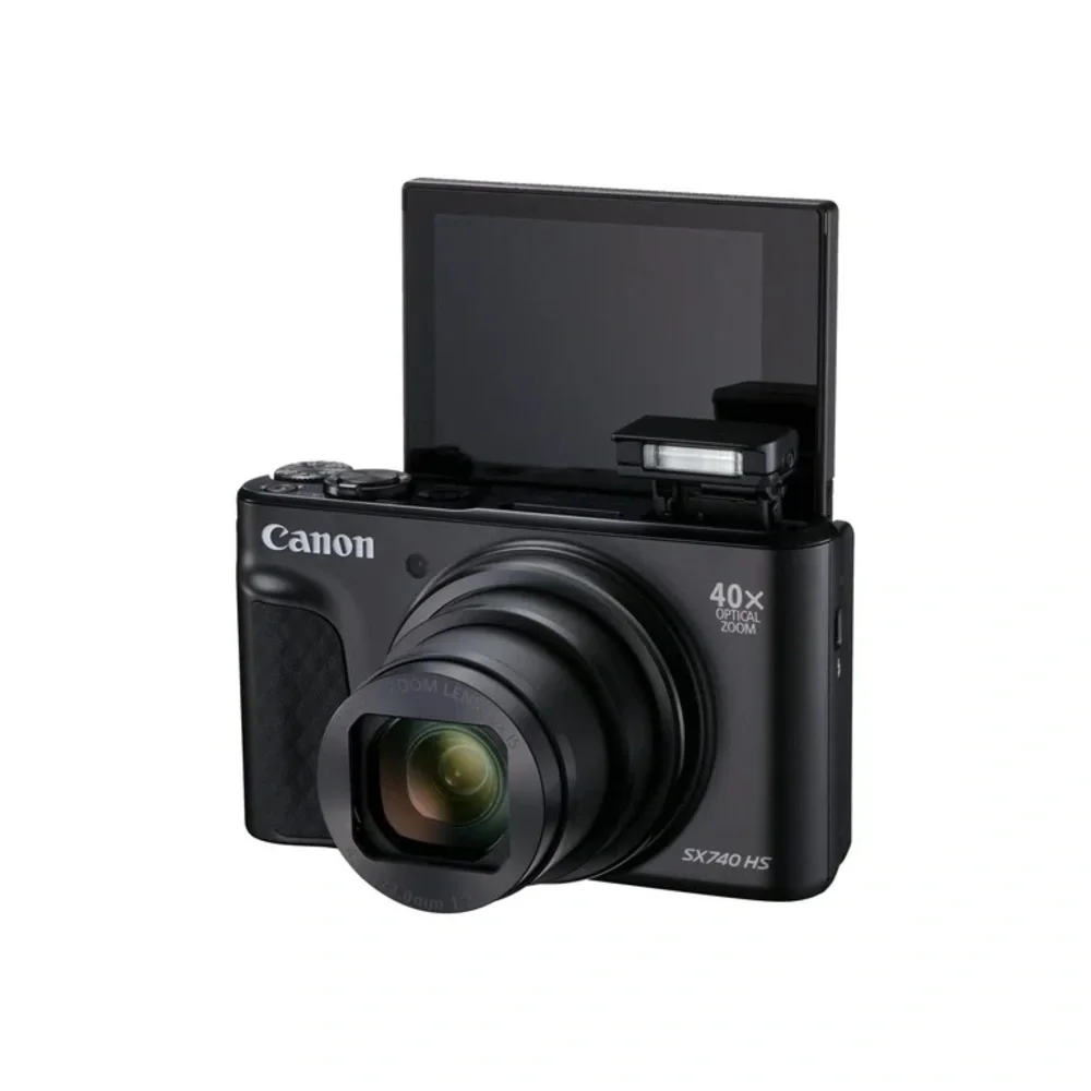 Canon SX740 HS Compact Digital Camera — Black - Picture 2 of 10